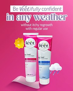 Don't let itchy regrowth stop you from your outfit checks during the rainy season. Be Veetifully confident with Veet Hair Removal Cream (with regular use). 💃☂️ ASC Ref. Code: R0215N060424V | Veet Philippines
