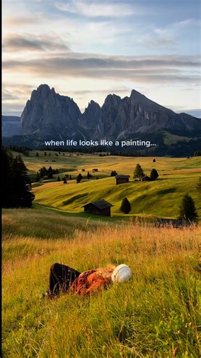 Val | Outdoors & Travel on Instagram: "This might be the most photogenic spot on Earth… 📍Seiser Alm, Dolomites, Italy This was the most beautiful spot I visited in my nearly 3 weeks in Italy! However it’s a little tricky to get to… 🏔️What you need to know before you go here! ✨This valley is along a road that you can only drive if you are living or staying in this area. Which means if you don’t have a hotel here you have to park in a lot which costs 26.50€ and walk an hour to reach this spot. T