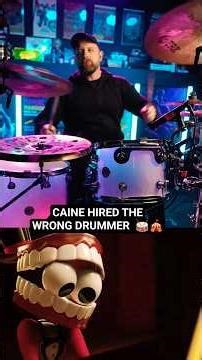 Digital Circus - "The One Who is Running the Show" on drums #tadc #digitalcircus #shorts