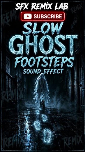 Slow Ghost Footsteps Sound Effect | Spooky SFX