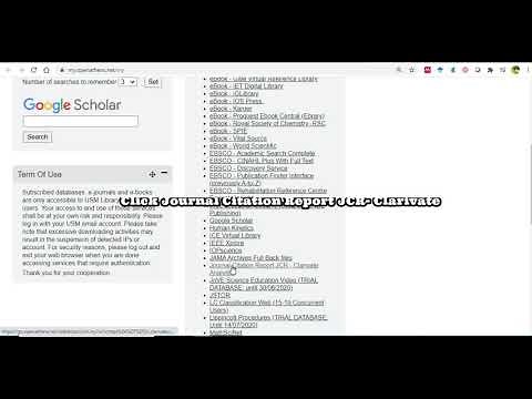 How to Check Journal Impact Factor and Quartile in JCR
