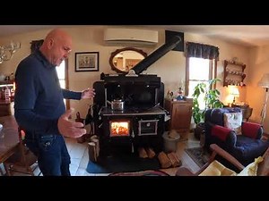 Lighting a Kitchen Queen 550 Wood Cook Stove
