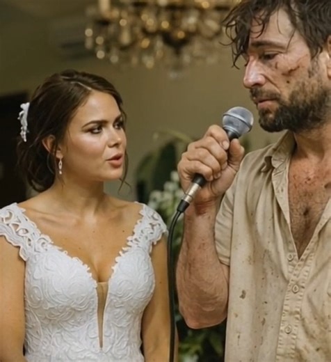 A homeless man dressed in dirty clothes came to the wedding everyone...