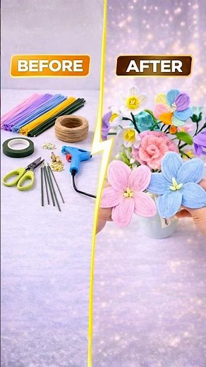 Fuzzy Wire Flower Tutorial 🌸