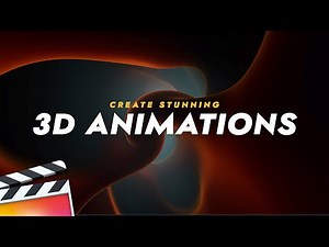 Create Stunning Animated 3D Shapes and Backgrounds in Final Cut Pro X