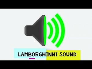 Lamborghini - Free Sound Effect [HD]
