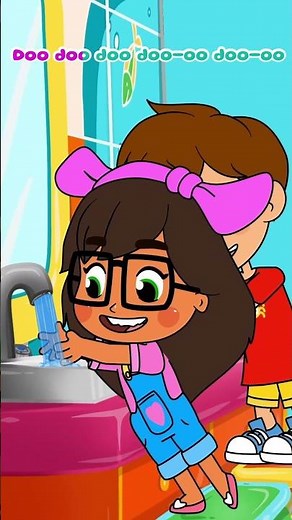 Wash & Sing! Fun Handwashing Song for Kids! #Shorts