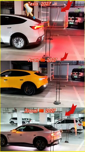 ​Xiaomi vs Tesla vs Zeekr: Rear Reverse AEB Test#shorts