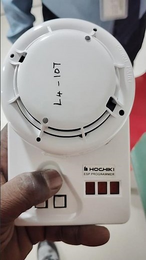 Fire alarm - HFP Latitude - smoke sensor detector - address kit tool - Huchiki ESP programmer