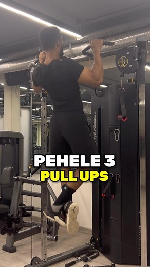 1.1M views · 20K reactions | Share with your beginner dost  Struggling with your first pull-up? Here’s how to go from zero to three reps! Start with these beginner tips, build strength, and conquer your first pull-up. Progress takes patience let’s do this! #pullups #backworkout | Muscle Adventure | Facebook