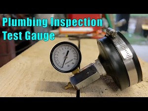 Plumbing Inspection Test Gauge