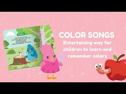 Ditty Bird | Color Songs | Interactive Musical Book for toddlers | Early learning sound books