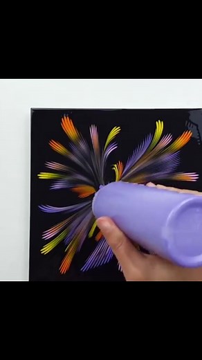 Canvas art #manualidades #aestheticart #acrylicpainting #aestheticvideos #painting