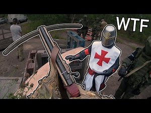 Father Brings Sword & Crossbow to an Airsoft Gunfight..