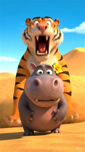 Fast Running Hippo | Funny Animal Short