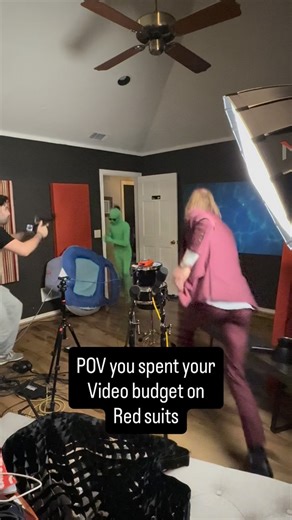 Topline Addicts on Instagram: "$800 red suit, $12 morphsuit 👽"