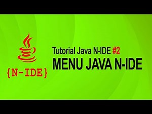Menu Pada Aplikasi Java N-IDE di Android