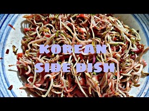 Bean sprout side dish (korean style)/very easy!