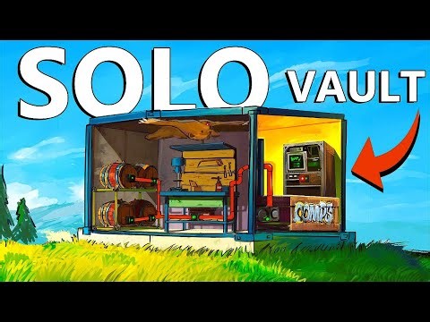 SOLO Rust But I Built a Secret Hidden Vault...
