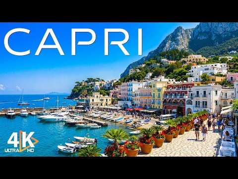 Capri, Italy 4K 🇮🇹 Admire The Eternal Beauty Of Italy's Iconic Island - VIDEO 4K UHD