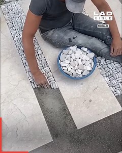I want to try these pebble floors with no shoes on 🤔🦶 | LADbible