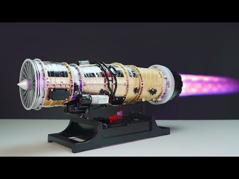 How to Assemble Jet Turbofan Engine - Enginediy Teching DM135