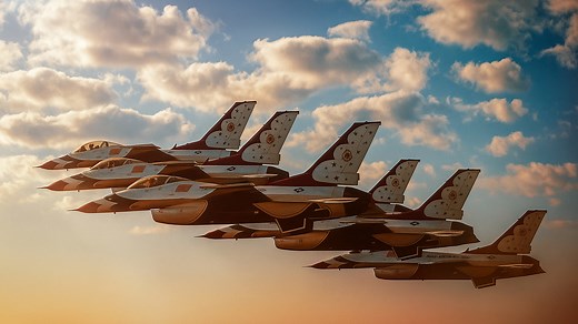 U.S. Air Force Thunderbirds in Action