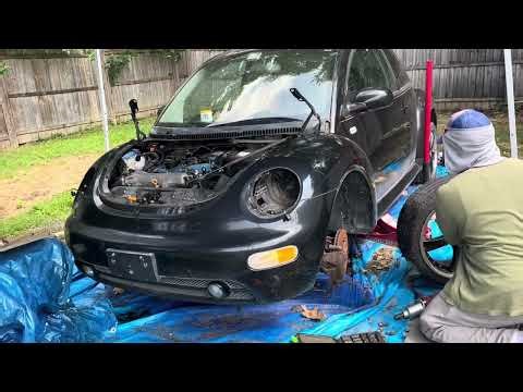 1.8t turbo Volkswagen Beetle engine swap pt 1