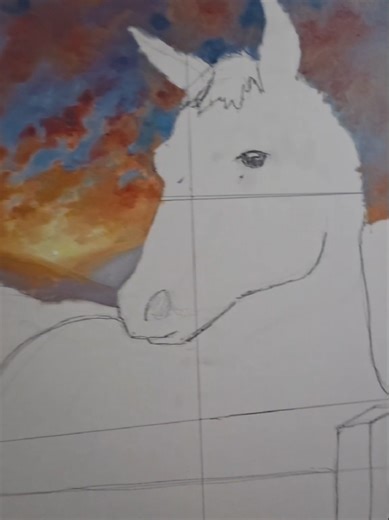 Horse Painting Techniques for Stunning Sunset Views