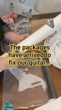 The Art of Fixing a Broken Guitar | Unboxing the Supplies