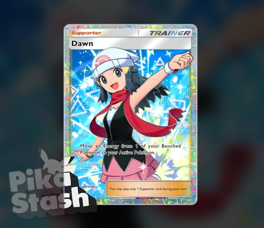 Custom Pokemon Card Trainer Dawn TCG Pocket Foil - Etsy Canada
