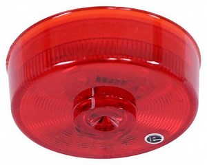 Peterson LED Clearance and Side Marker Trailer Light w/ Auxiliary Function - 5 Diodes - Round - Red
