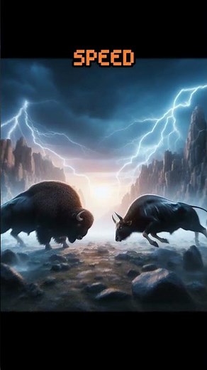 American Bison vs Gaur! Battle of Stats!