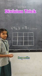 1.1M views · 9.5K reactions | Easy Division Trick/ Maths skill #mathskills #mathstricks #numbers #Division #easy #mathschallenge | Uyirum Meiyum Kidz | Facebook