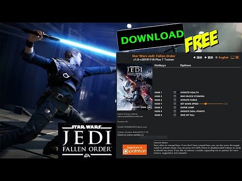Star Wars Jedi Fallen Order v1.0-v20191118 Plus 7 Trainer-FLiNG