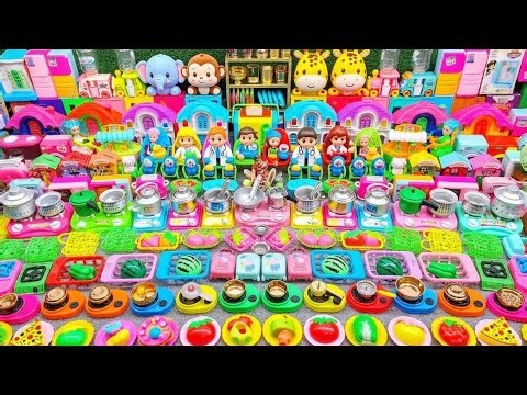 2 Minutes Satisfying with unboxing cute mini kitchen playsets | Asmr toys