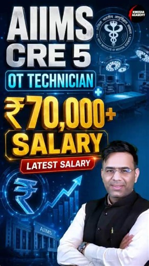 AIIMS CRE OT Technician Salary Revealed 💰 In-Hand Salary After Selection