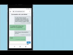 Text Messaging | Send SMS Texts to Groups of Workers | Broadstripes Features