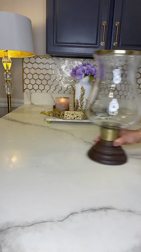 DIY Gold Leaf Vase Tutorial for Glam Decor