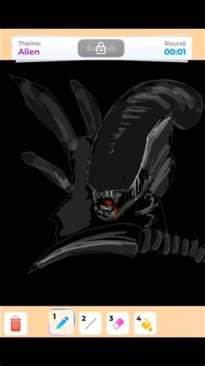 Trying out Speed Draw :) #speeddraw #roblox #art #robloxgames #alien #duck