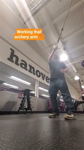 Archery gym exercise #bowhunter #archery #archer
