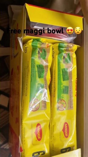 Maggi limited edition #freebowl #feltcute #maggi