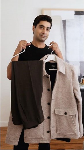 How to Style a Relaxed Brown Work Outfit | Express Mens Workwear