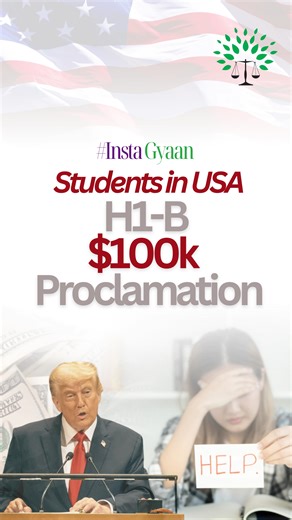 Sulbha Sankhla | Dual-Qualified Attorney in Seattle ⚖️👩‍⚖️ on Instagram: "‼️Insta Gyaan Part 12: F-1/H-4 ➜ H-1B & the $100K Fee Short answer: No—the $100K fee does not apply if you are inside the U.S. changing status from F-1 or H-4 to H-1B. Why: – The presidential proclamation ties the fee to new petitions for beneficiaries outside the U.S. – A Change of Status filed while you are in the U.S. is not covered. – Agency memos cannot expand what the proclamation actually says. Watch-outs: – B-1/B-