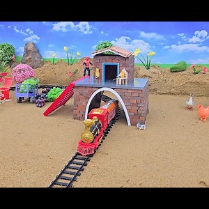 30K views · 366 reactions | DIY Science Project: Build a Mini Train Station Using Bricks #diy #diyprojects #trains #construction #fblifestyle #satisfying #reelsfbシ #FacebookPage #miniature #5minutecrafts | Mini Rural Project | Facebook