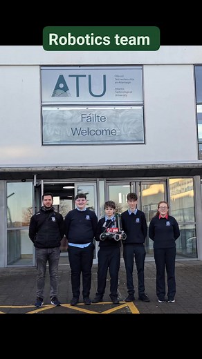 4K views · 58 reactions | Congratulations to our Robotics team, Mr Lynch, Adam Carrol, Jamie Nutly, Jamie Muldowny and Niamh Kennedy who placed 8th in their first round of competitions in ATU this week. This sees them through to round 2.  | St Cuans College | Facebook