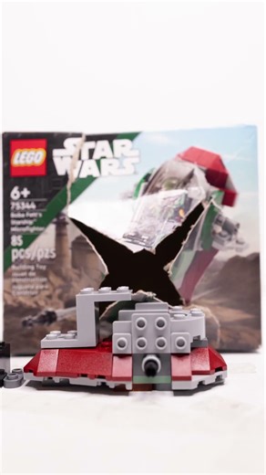 Boba fett micro fighter stop motion build #lego #stopmotion #starwars