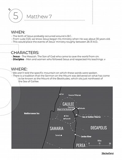 Matthew 7 Summary - Quick Bible Study — 2BeLikeChrist