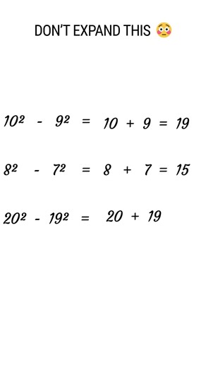 Don’t Expand This 😳 | Difference of Squares