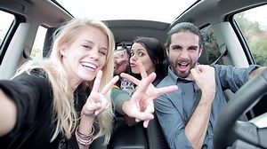Cool People Having Fun Laughing Car Stock Footage Video (100% Royalty-free) 15563284 | Shutterstock